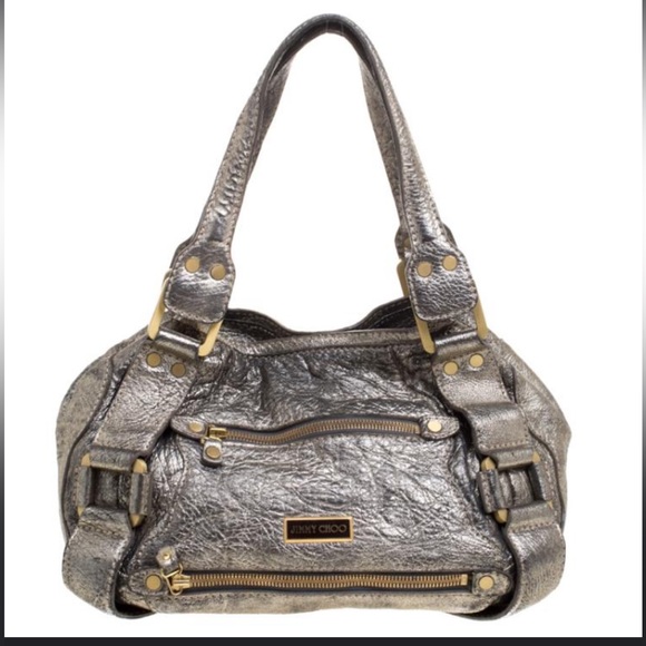 Jimmy Choo Other - Jimmy Choo metallic and Silver hardware  bag